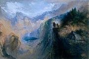 John Martin Manfred on the Jungfrau oil painting reproduction